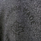 Canadian Made Strong & Free Marled Cotton Sweatshirt - Black