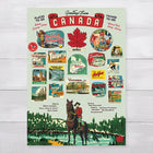 Canadian Provinces Retro 20 x 28'' Print + Hanging Kit