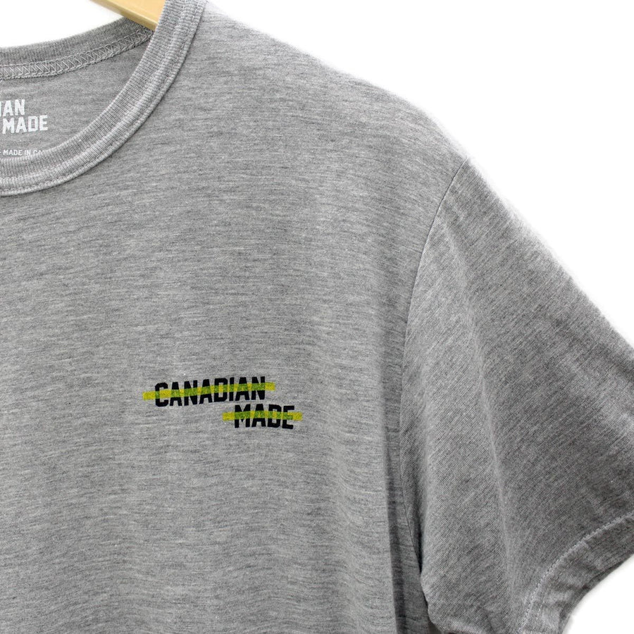 Canadian Made Highlight Bamboo T-Shirt - Grey