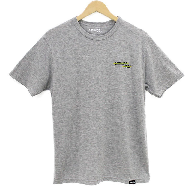 Canadian Made Highlight Bamboo T-Shirt - Grey
