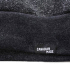 Canadian Made Strong & Free Marled Cotton Sweatshirt - Black