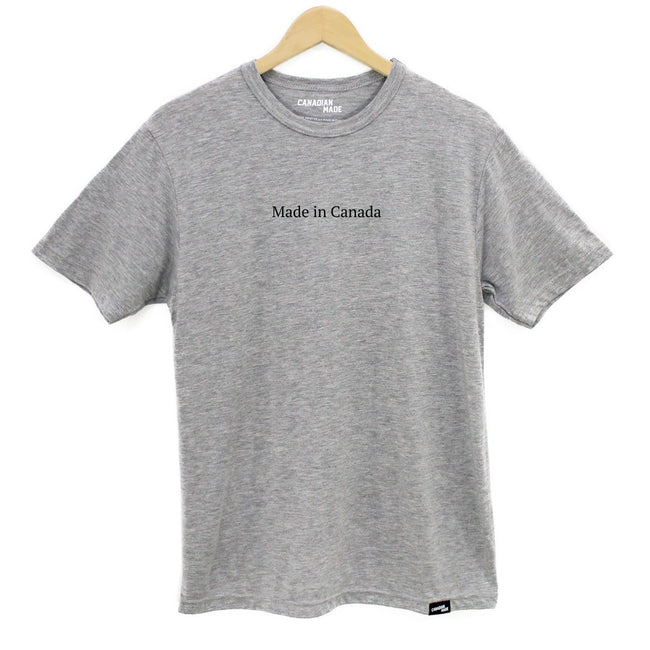 Made in Canada Bamboo T-Shirt - Grey
