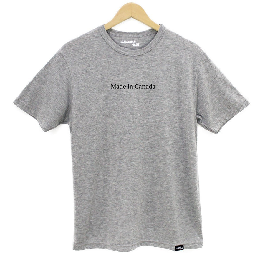 Made in Canada Bamboo T-Shirt - Grey