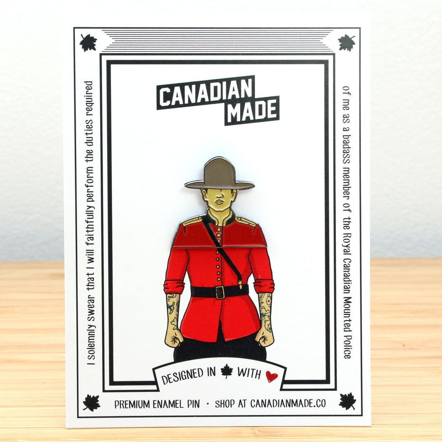 Mountie Enamel Pin